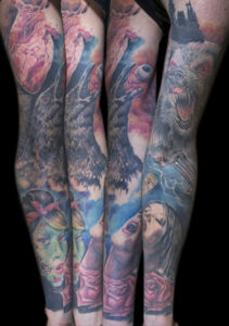 Brazo color tattoo