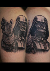 dark vader tattoo