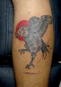 gallo tradicional tattoo